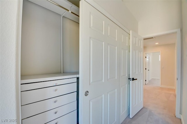 view of closet