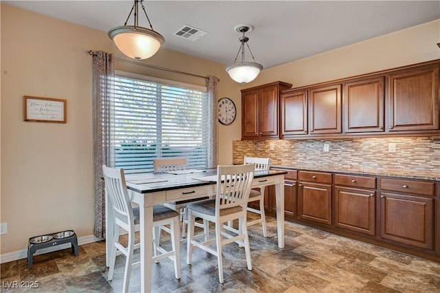 view of dining area