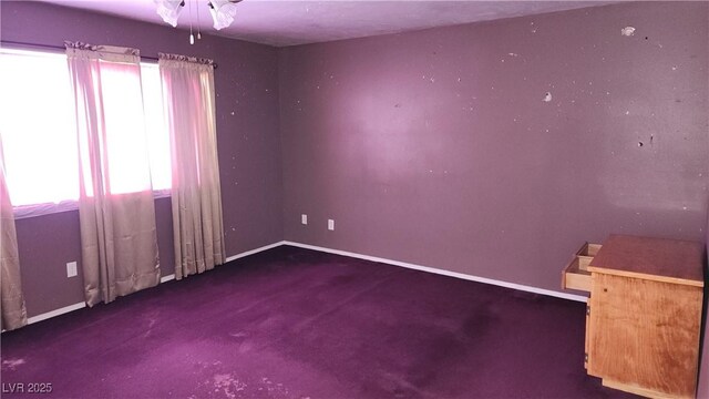 empty room with carpet floors