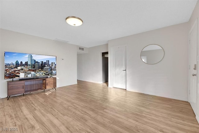 living room featuring light hardwood / wood-style flooring