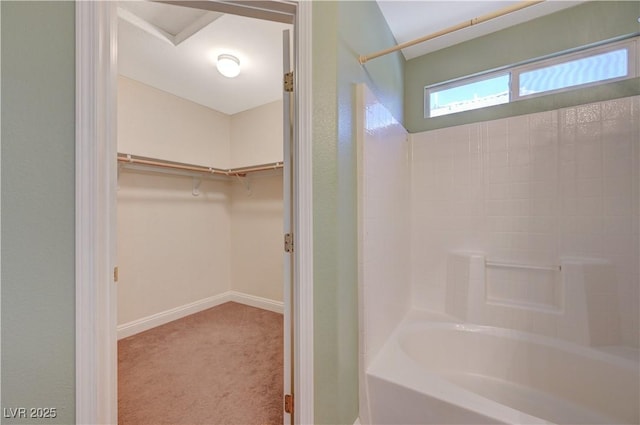 bathroom with  shower combination