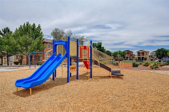 view of jungle gym