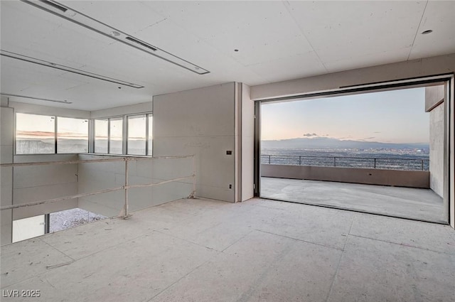 spare room featuring a wealth of natural light