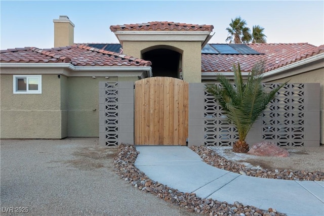 view of front of home