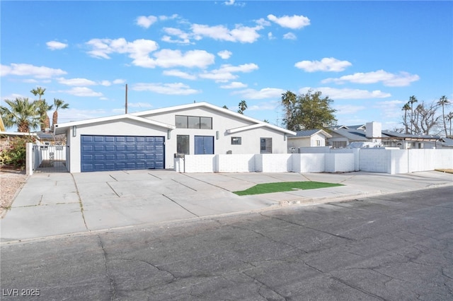 ranch-style house with a garage