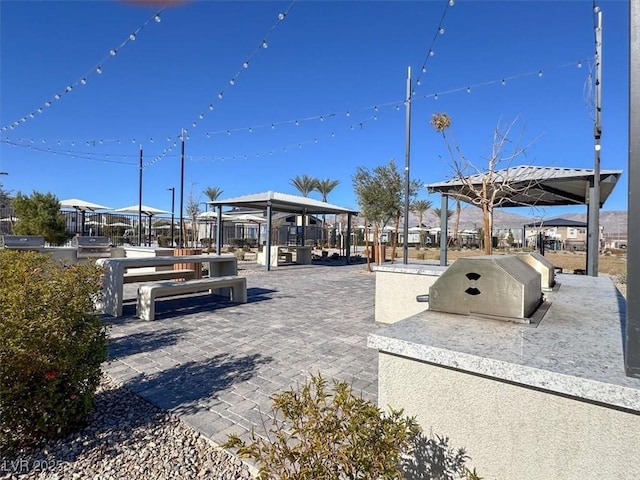 view of home's community with a gazebo