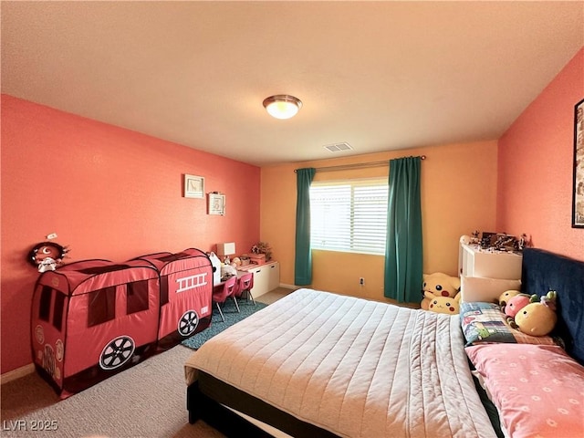 bedroom featuring carpet floors