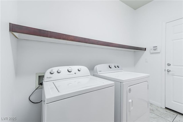 laundry room featuring washer and dryer