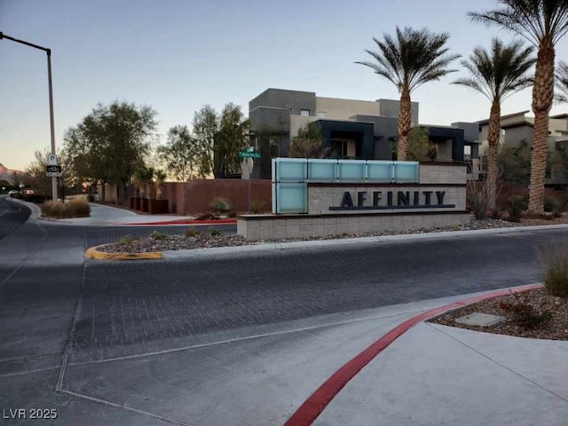 view of community / neighborhood sign