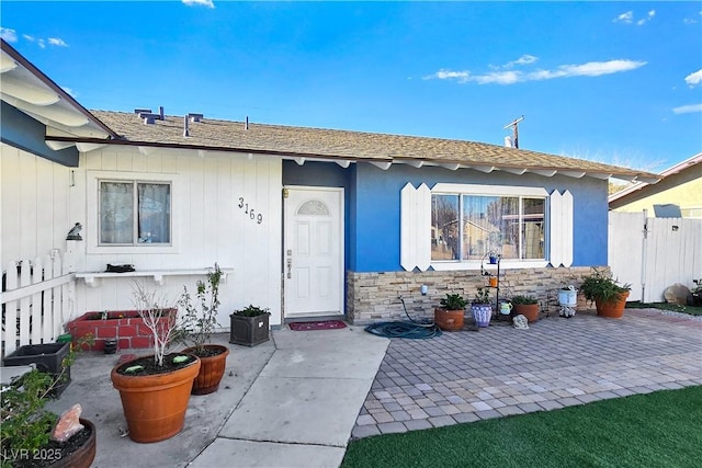 doorway to property featuring a patio area