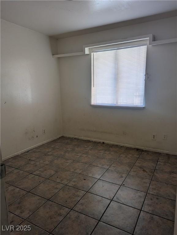 view of tiled empty room