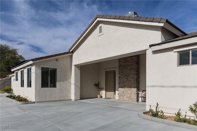 exterior space featuring a patio