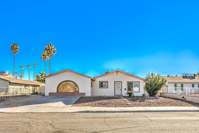 view of ranch-style home