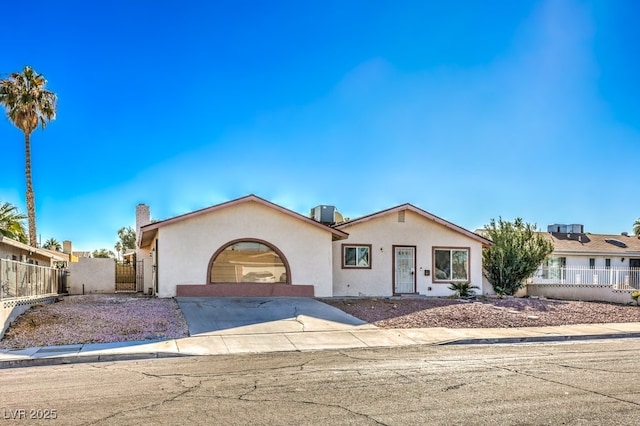 view of ranch-style home