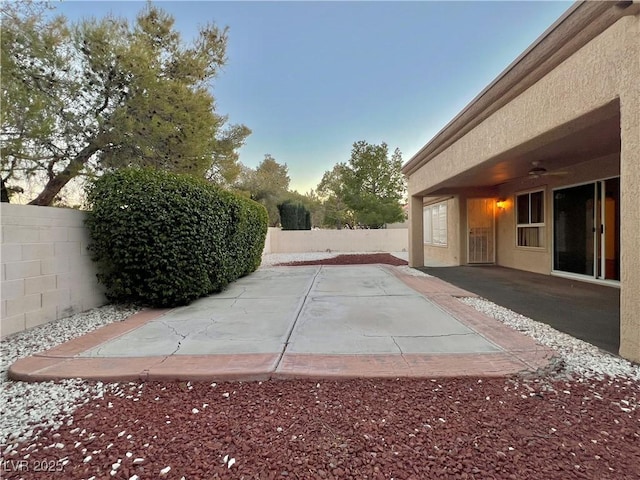 3012 Morning Ridge Dr, Las Vegas, NV 89134 - fenced backyard featuring a patio
