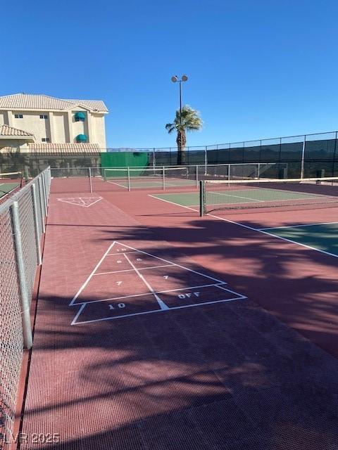 view of sport court with basketball court