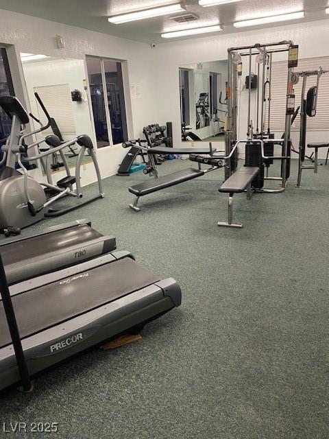 view of exercise room