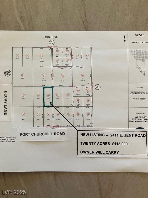 2411 E Jent Rd, Pahrump NV, 89060 land for sale