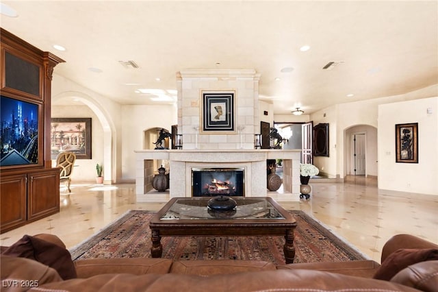 view of living room