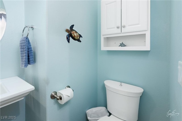 bathroom with toilet