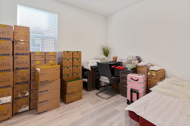 view of storage room