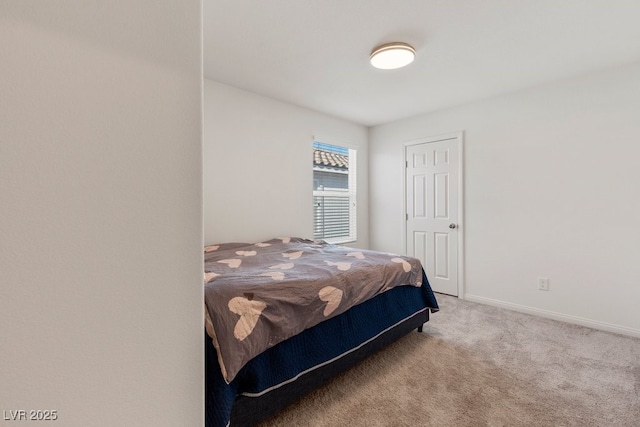 bedroom featuring carpet flooring