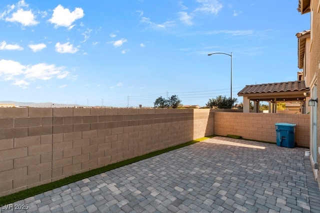 view of patio