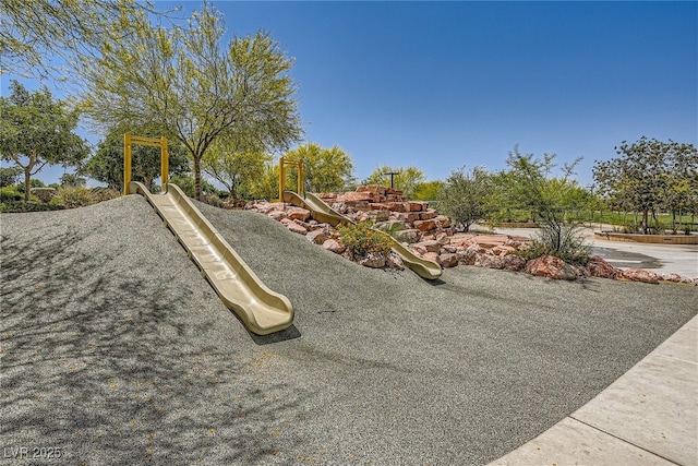 view of jungle gym