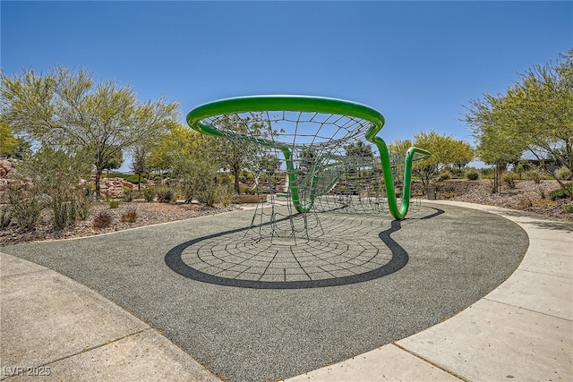 view of home's community featuring a playground