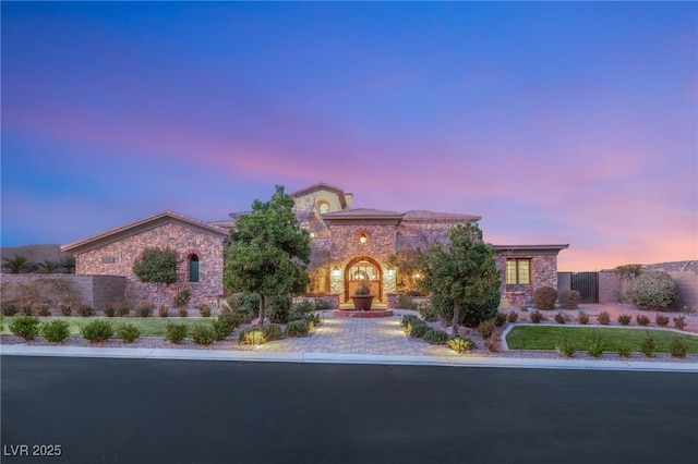 view of mediterranean / spanish-style home