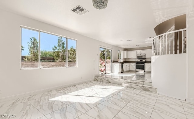 view of unfurnished living room