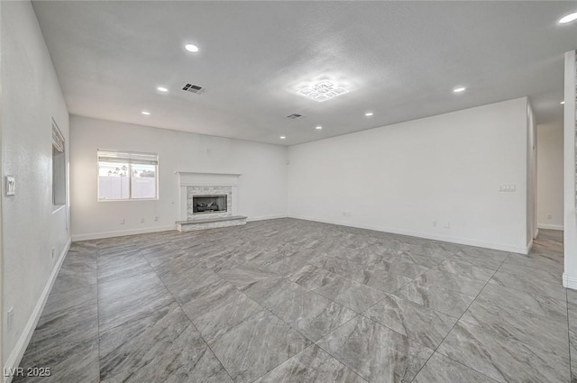 view of unfurnished living room