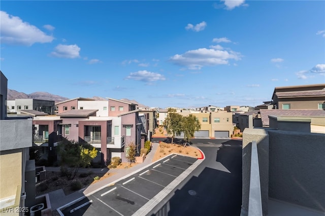 view of street featuring a mountain view