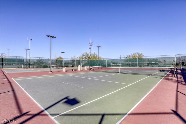 view of sport court