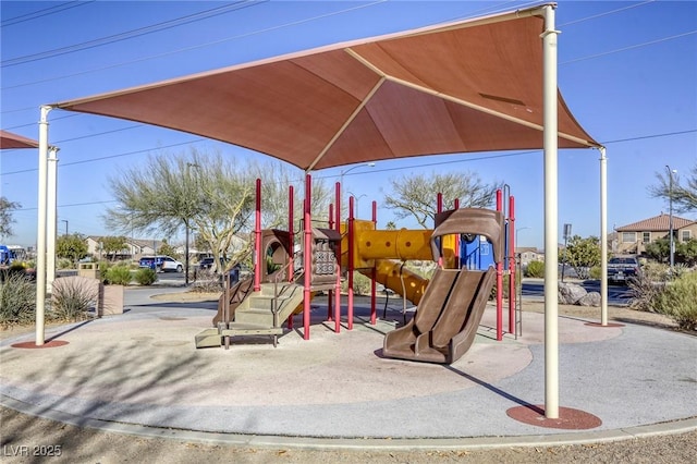 view of jungle gym