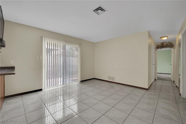 view of tiled empty room