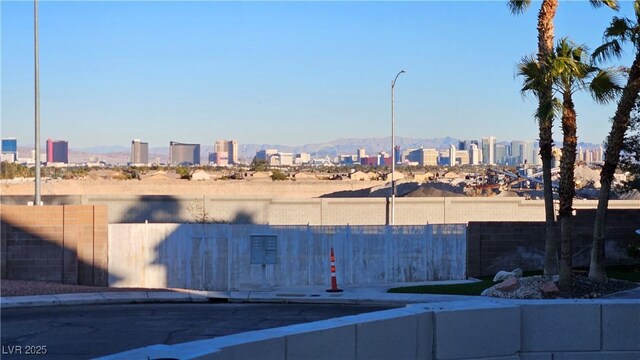 exterior space with a mountain view