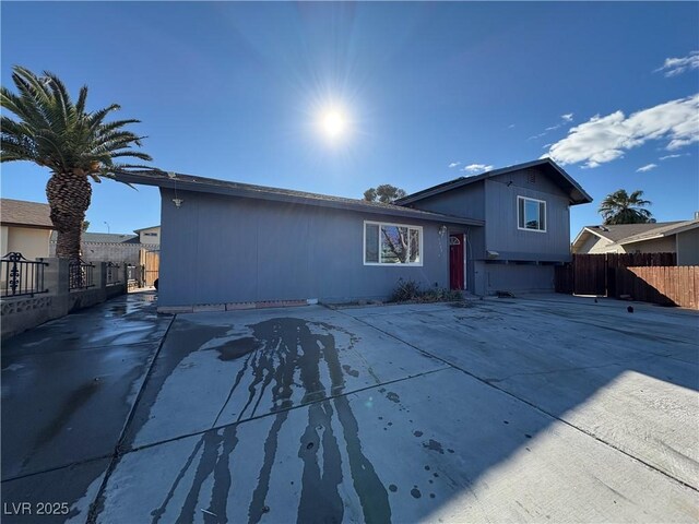 rear view of house with a patio area