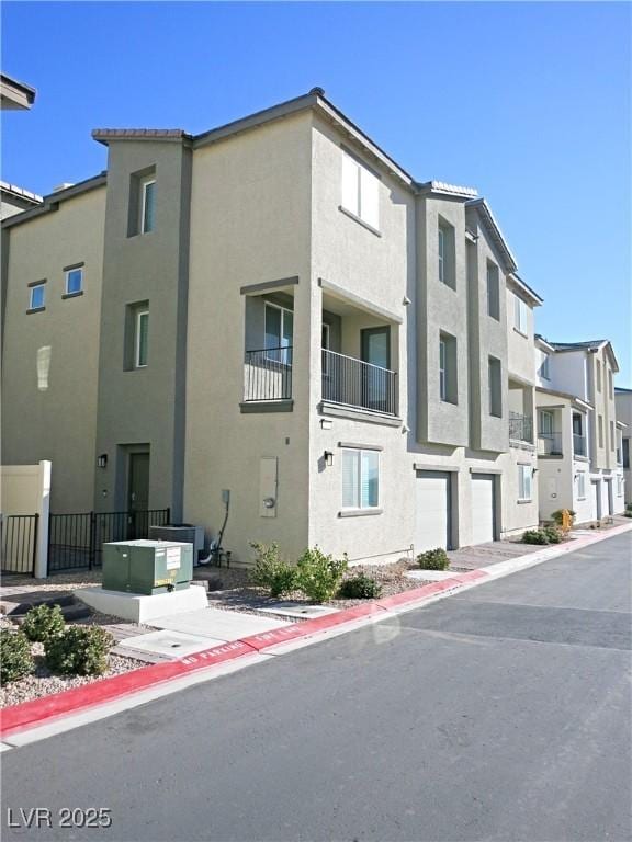 view of property with cooling unit