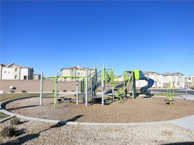 view of play area