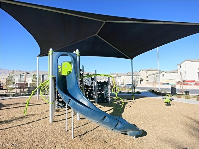 view of play area