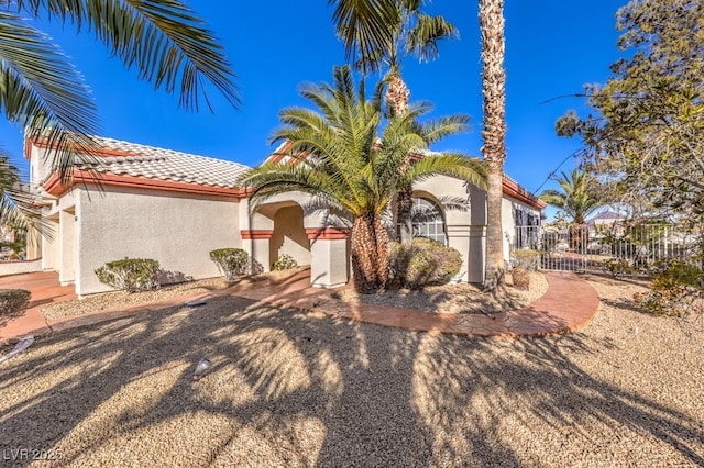 view of mediterranean / spanish home