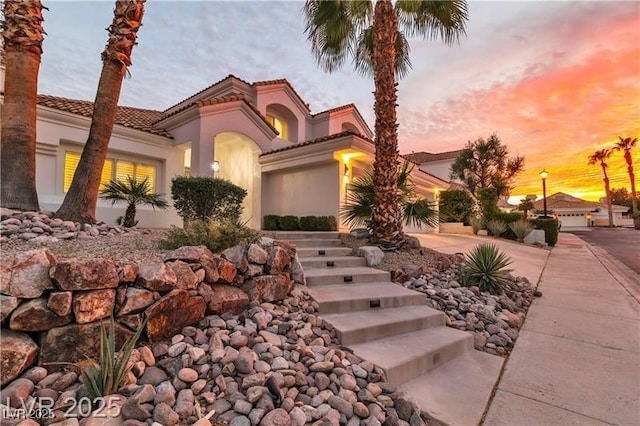 view of mediterranean / spanish-style home