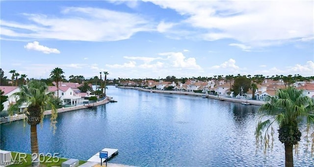 view of water feature