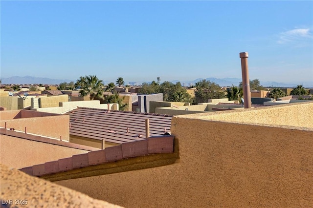 view of property's community featuring a mountain view