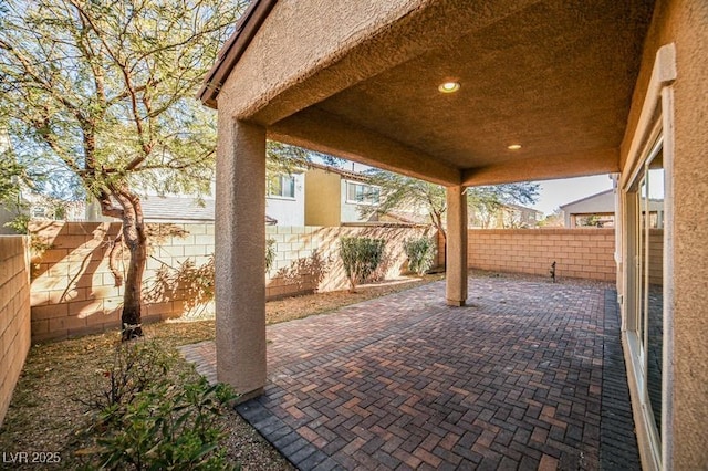 view of patio