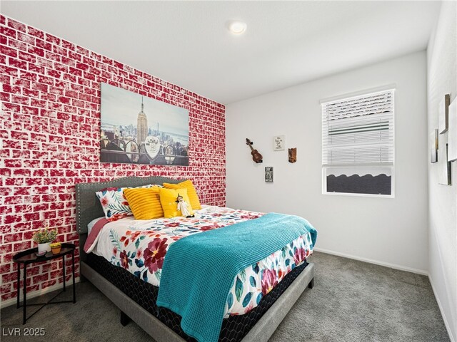 bedroom featuring carpet flooring