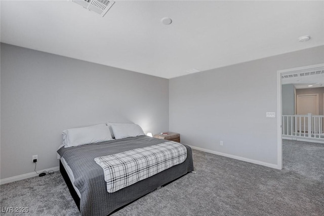 bedroom featuring carpet floors