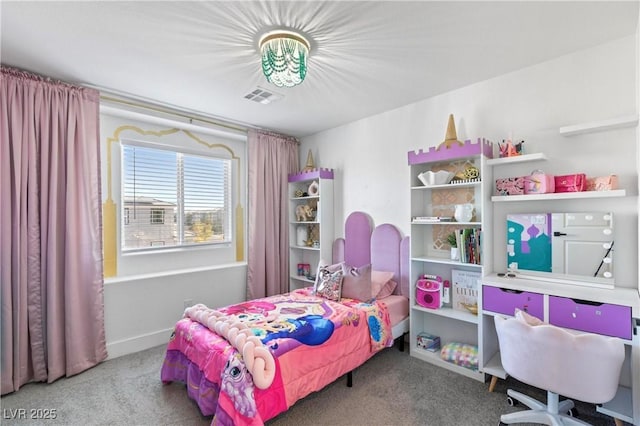 bedroom featuring carpet floors