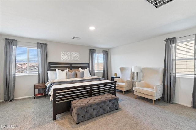 bedroom featuring carpet flooring